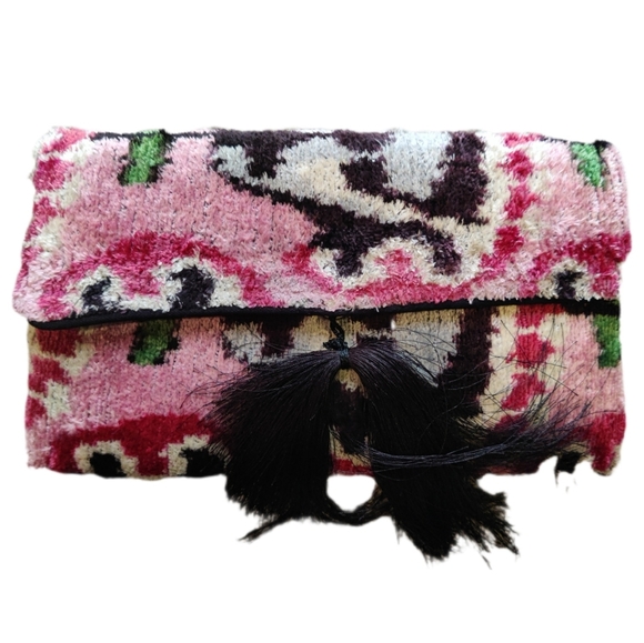 Baldiz Handbags - Ikat Baldiz Boho Clutch Purse